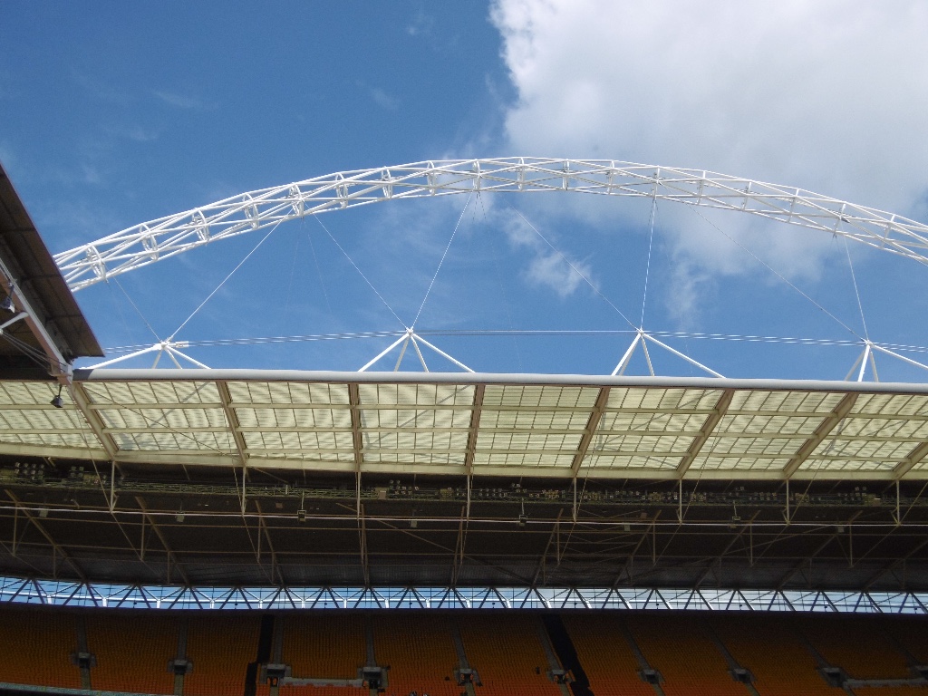 The arch at Wembley Stadium