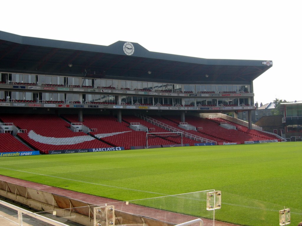 The Clock End at Highbury